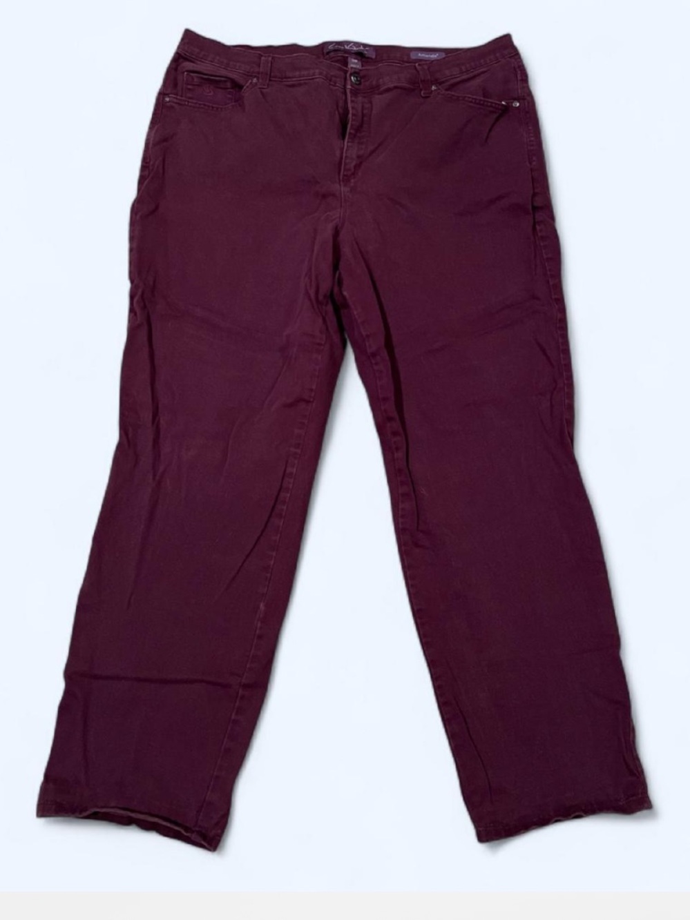 Gloria Vanderbilt Amanda Straight Leg jeans in Huckleberry